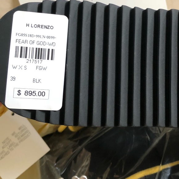 Fear of God Nubuck Hiking Sneakers NEW - Picture 6 of 8